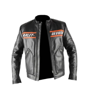 Bill Goldberg Harley Davidson Leather Jacket