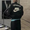 Erling Haaland Letterman Tiffany and Co Nike Jacket - Image 5