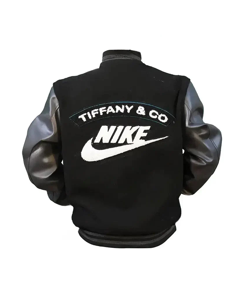 Erling Haaland Letterman Tiffany and Co Nike Jacket - Image 3