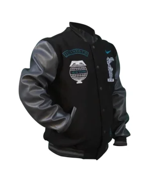 Alternative view of Erling Haaland Letterman Tiffany and Co Nike Jacket