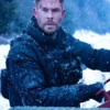 Extraction 2 Chris Hemsworth Black Hooded Jacket