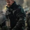 Extraction 2 Chris Hemsworth Black Hooded Jacket - Image 2