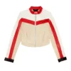 Fast X Ramsey Letterman Diesel colour-block Leather Jacket