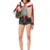 Fast X Ramsey Letterman Diesel colour-block Leather Jacket - Image 5