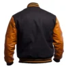 College Highschool Letterman Baseball Black & Gold Varsity Jacket - Image 3