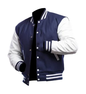 Alternative view of College Highschool Letterman Baseball Varsity Jacket