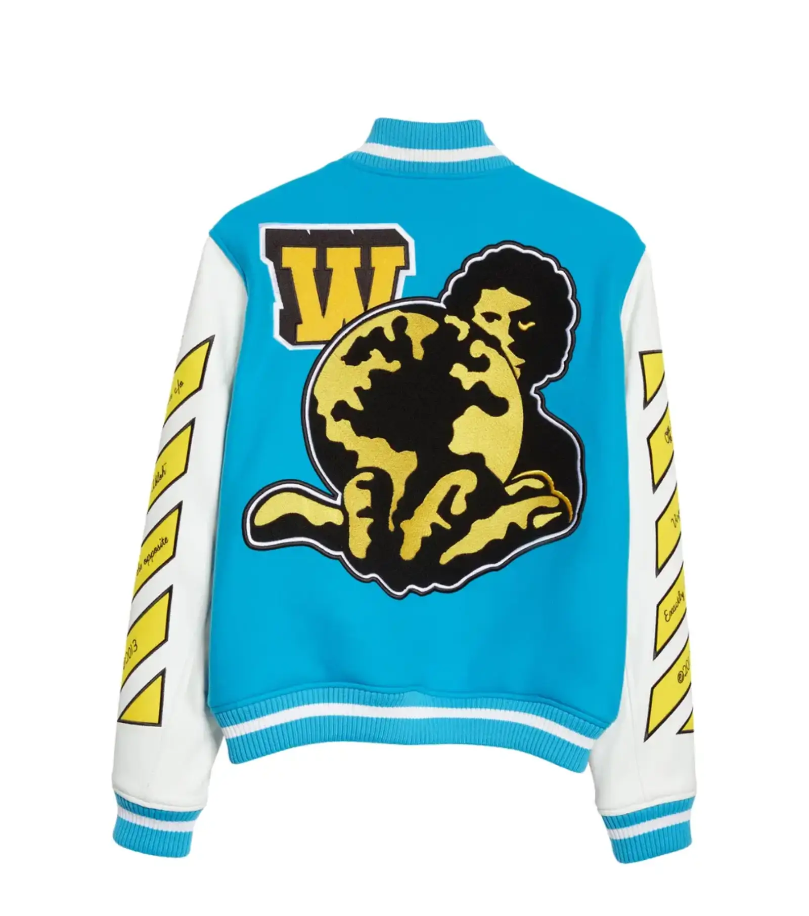 Alternative view of OFF-White Letterman Varsity Jacket