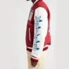 OFF-White Letterman Varsity Red & White Jacket - Image 6