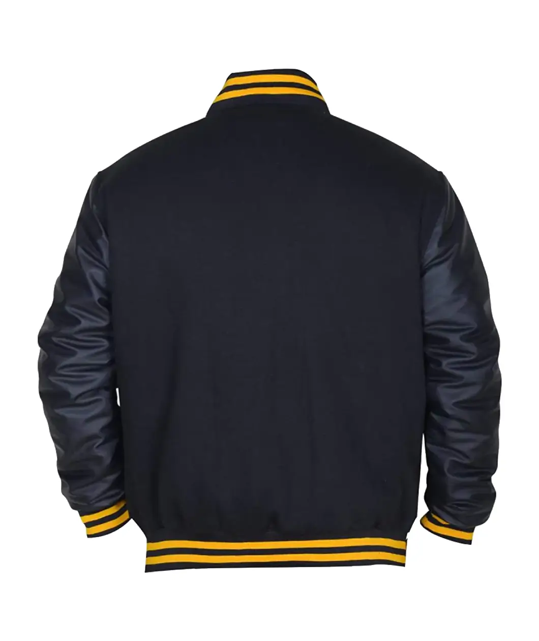 Pittsburgh Pirates Letterman Majestic Black Varsity Jacket - Image 4