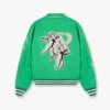 Represent Cherub Letterman Green Varsity Jacket - Image 2