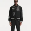 Represent Cherub Letterman Black Varsity Jacket - Image 3