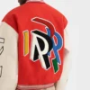 Represent Initial Letterman Red & White Varsity Jacket - Image 3