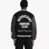 Represent Owners Club Letterman Black Varsity Jacket - Image 6