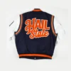 Virginia State Motto 2.0 Varsity Jacket - Navy - Image 2