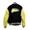 Yellow & Black Letterman Varsity Jacket - Image 2