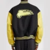 Yellow & Black Letterman Varsity Jacket - Image 4