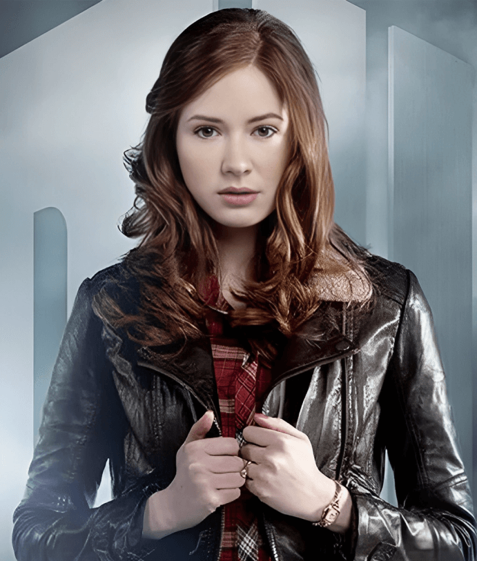 Doctor Who Amy Pond Brown Jacket - Image 4