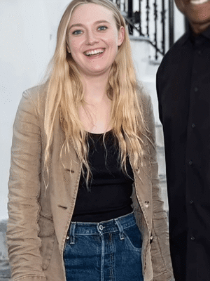 The Equalizer S03 Dakota Fanning Brown Jacket