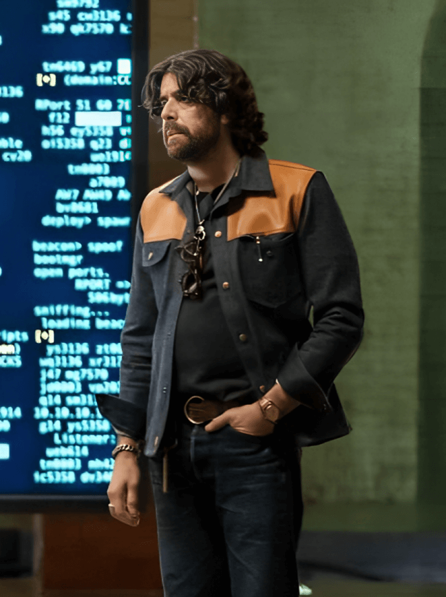 The Equalizer Harry Keshegian Denim Blue Jacket - Image 2