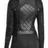 The Equalizer Jessie Cook Black Quilted Leather Jacket - Image 4