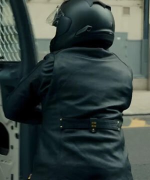 Alternative view of The Equalizer 2021 Robyn McCall Leather Biker Jacket