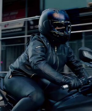 The Equalizer 2021 Robyn McCall Leather Biker Jacket