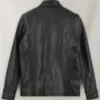 Men's Real Leather Safari Jacket Retro Blazer Coat Sylas Black - Image 2