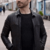 Brett Goldstein Ted Lasso S02 Roy Kent Leather Jacket - Image 2