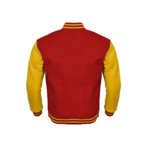Alternative view of Michael Jackson Thriller Wool/Leather Bomber Jacket