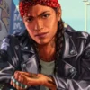 GTA-VI Female Protagonist Black Biker Jacket - Image 2