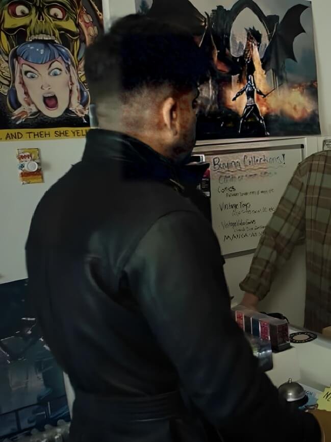 Harry Keshegian The Equalizer S02 Black Leather Jacket - Image 4