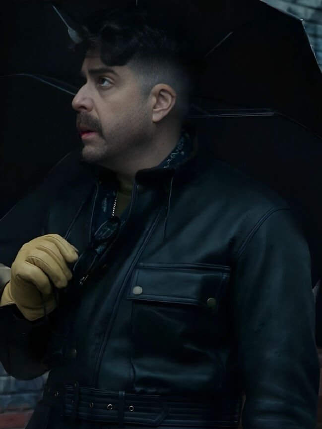 Harry Keshegian The Equalizer S02 Black Leather Jacket - Image 3