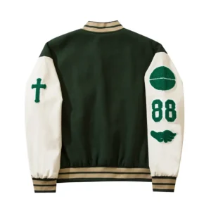 Alternative view of Men's Letterman Hip Hop Varsity Jacket