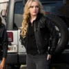 Kathryn Newton Supernatural Leather Jacket - Image 2