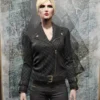 Protagonist GTA-VI Lady Black Leather Jacket - Image 3