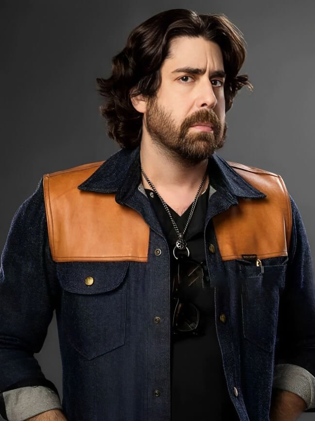 The Equalizer Harry Keshegian Denim Blue Jacket - Image 3