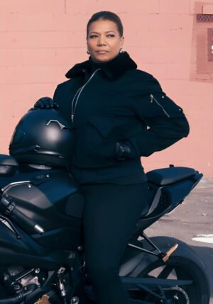 Alternative view of The Equalizer Queen Latifah 2021 Black Jacket