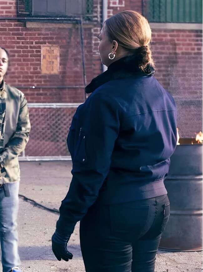 The Equalizer Queen Latifah 2021 Black Jacket - Image 3