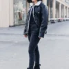 Women’s RAF B3 Aviator Shearling Sheepskin Trucker Jacket - Image 9
