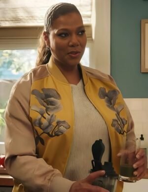 The Equalizer Queen Latifah S03 Floral Bomber Jacket