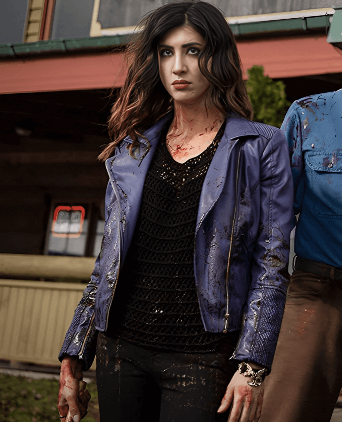 Dana doctor who Ash VS Evil Dead Purple Jacket - Image 3