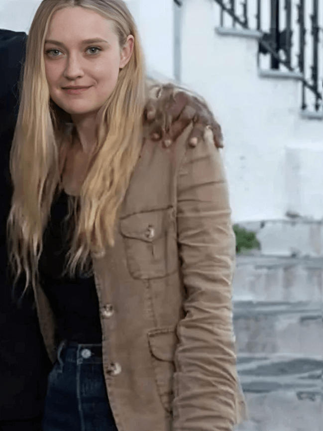 The Equalizer S03 Dakota Fanning Brown Jacket - Image 4