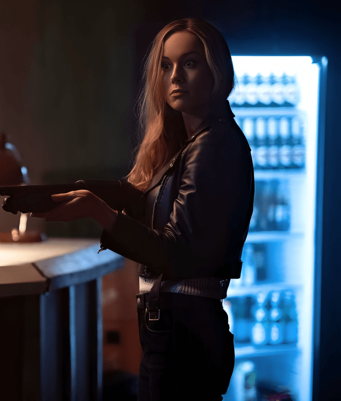 Fast X 2023 Brie Larson Black Leather Jacket - Image 3