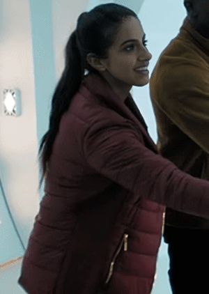 Alternative view of Doctor Who Mandip Gill Maroon Jacket
