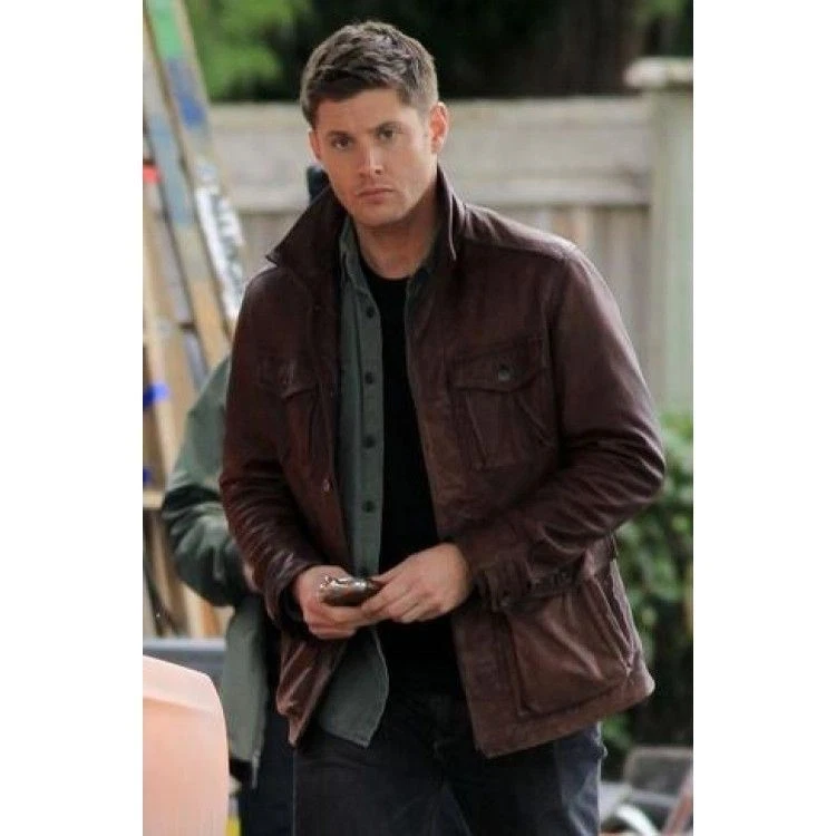 Supernatural 7 brown leather jacket