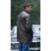 Supernatural jensen ackles brown leather coat