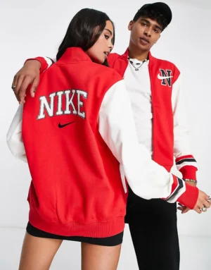Alternative view of Nike Retro Letterman Collegiate Varsity Jacket