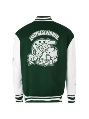 Alternative view of Men's College Letterman Baseball Bomber Jacket