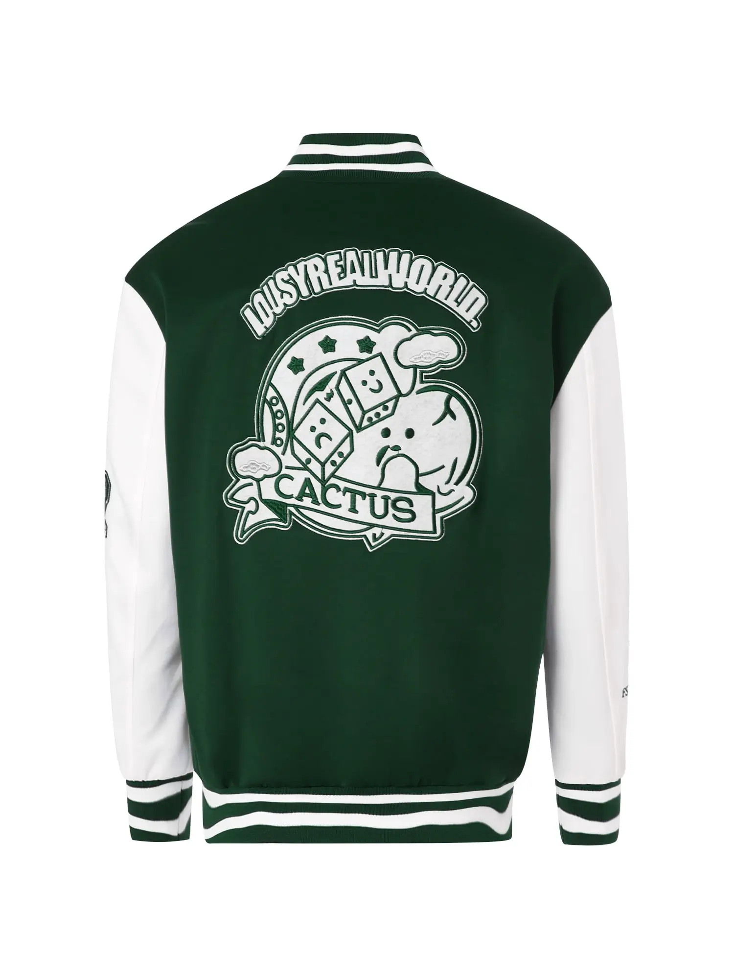Men's College Letterman Baseball Bomber Jacket - Image 2
