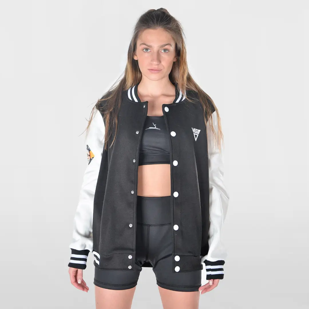 Couple Varsity Letterman Nova Bi-colored baseball Jacket - Image 4